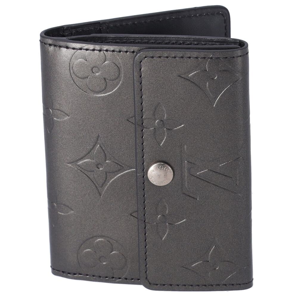 Louis Vuitton Ludlow Monogram MatCoin Case M65122 Noir Calfskin - Picture 2 of 7